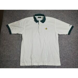 Vintage 2000 Masters Shirt Mens Large White Golf Polo Golf Masters Collection